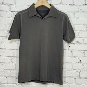 Patagonia Worn Wear Men's Stretch Polo S Gray Shirt Organic Cotton‎ 53401 SP13